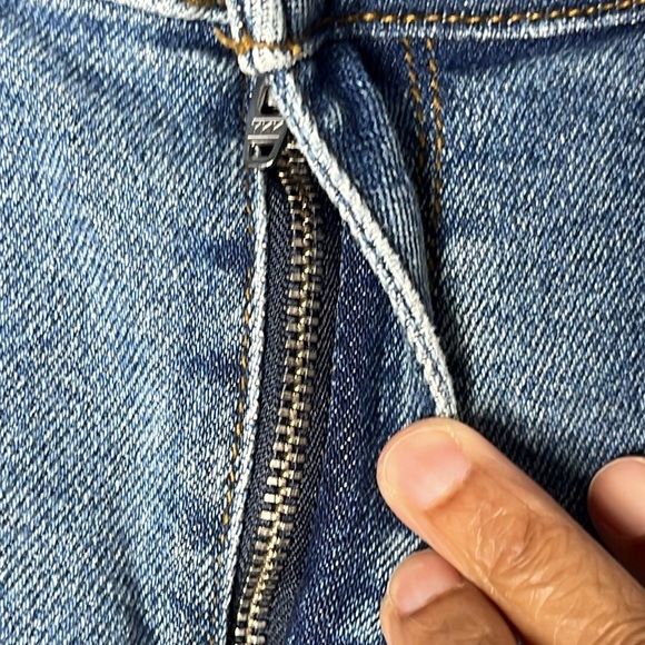 SAM EDELMAN Women’s Stilletto Boot High Rise Raw Hem Jeans Size 32 - Picture 5 of 9